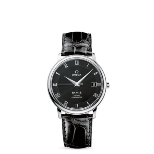 Omega De Ville Prestige Co-Axial 36.5 Stainless Steel / Black